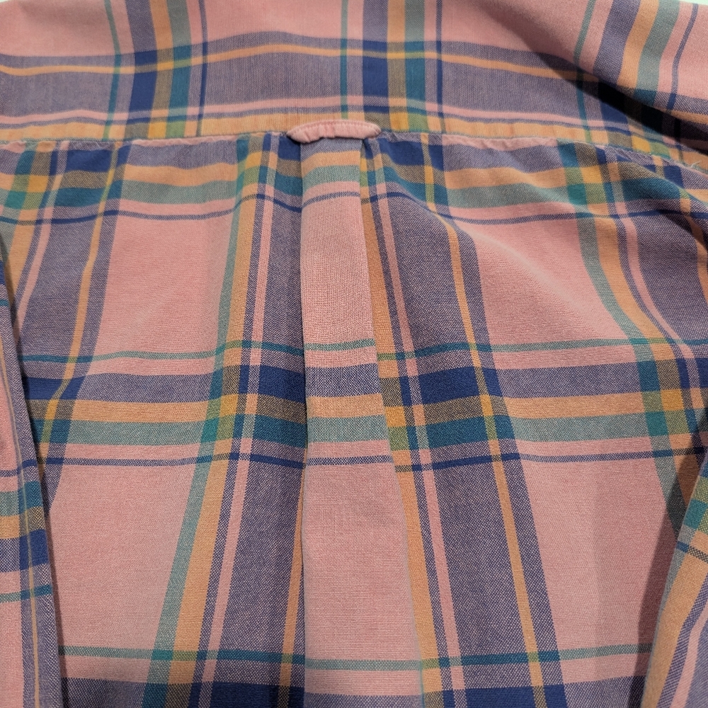 Vintage 80's American Eagle Super Soft Faded Cotton Plaid Shirt - Picture 11 of 11